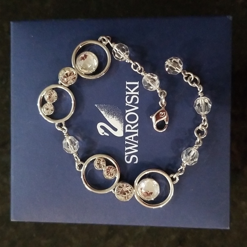 Swarovski Beads Circle Crystal Bracelet